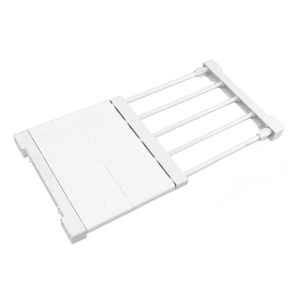 Tension Shelf Adjustable Closet Divider 24cm Width Storage Rack for Cabinet Wardrobe