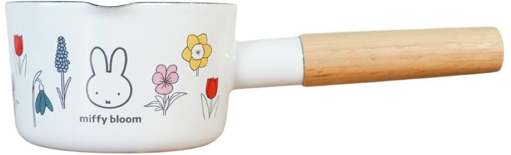 Fuji Enamelware Miffy Bloom Milk Pan 12cm MF26-12M белый