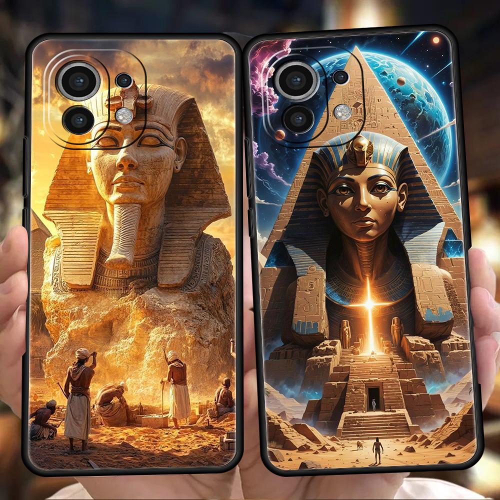 Egypt Egyptian God pyramid Phone Case For Xiaomi 15 14 13 12 Lite 14T 13T 12T Pro Poco X7 X6 X5 X4 X3 NFC F7 Ultra F6 Pro Cover