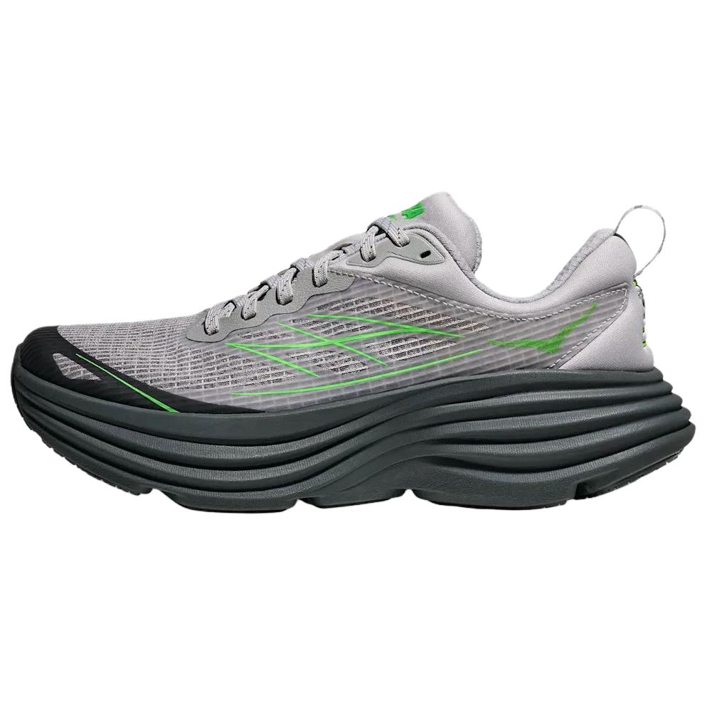 

HOKA One One Кроссовки Bondi 8 Stealth Tech Caged Повседневные Беговые Обувь Унисекс Серая 1155391-OTRR 37⅓
