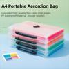 A4 13 Layer Folder Organ Bag Information File Bag Document Organizer Test Paper Storage Bag  Office