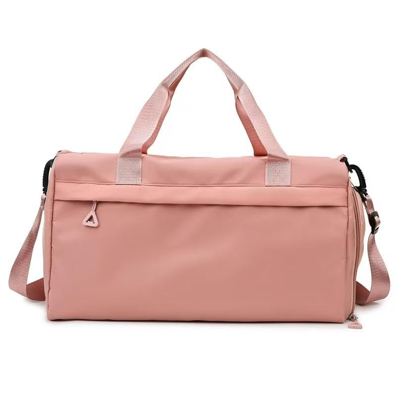 Dry and wet separation yoga bag fashionable simple wind fitness bag candy color fashion handbag