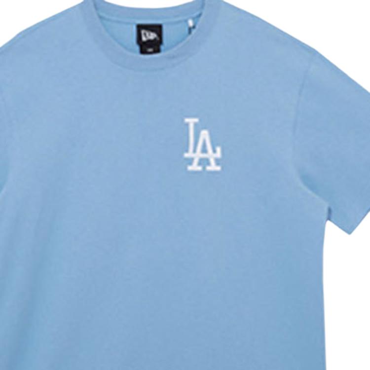 New Era SS22 Letter Logo Printed T-Shirt Unisex tops Blue 13075371