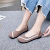 Summer New Women's Fashion Casual Fly-woven Shoes Flat-bottomed Breathable Shallow Mouth Single Shoes Non-slip