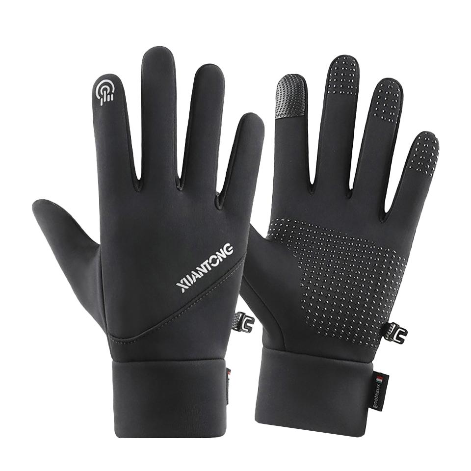 Loogdeel Outdoor Driving Motorcycle Waterproof Thermal Non-Slip Gloves Winter Touchscreen Warm Women Bicycle Gym Cycling Gloves