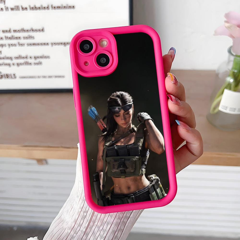 

Game Delta Force Thicken TPU Mobile Phone Case for iPhone 17 16 15 14 13 12 11 Air Pro Max Plus Colorful Cover iPhone 14 Pro Max