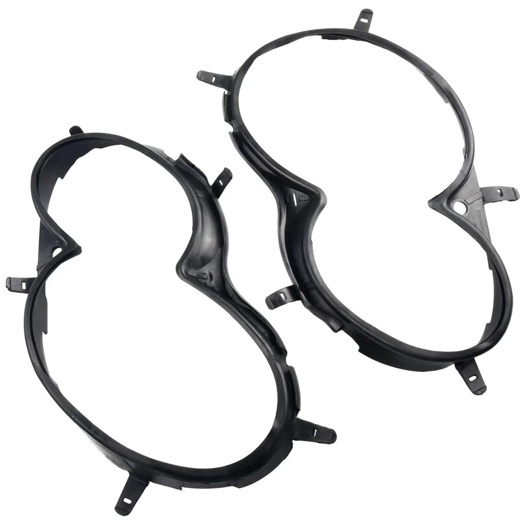 1 pereche garnitură far stânga dreapta pentru Mercedes W209 CLK 2003-2009 Kit garnituri faruri auto față negru