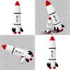 East Wind 5c Rakete Plüschkissen Langer Körper Weiches Spielzeug Für Schlafzimmerdeko Geschenk Für Männer