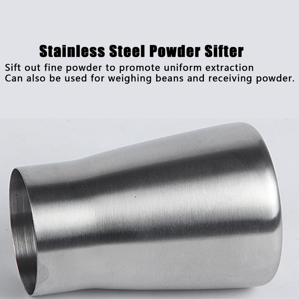 Non-slip Base Coffee Powder Filter 304 Stainless Steel Coffee Powder Sifter Coffee Brewing