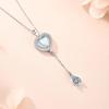 Heart of the Ocean Light Luxury Fashion Versatile Design Clavicle Chain Gift Pendant Accessories for Girlfriend