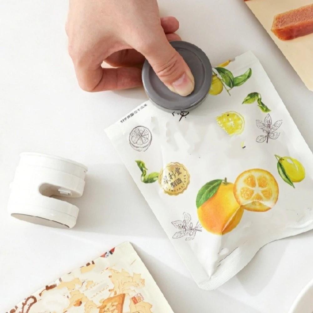 2 in 1 Food Packaging Sealer Portable Handheld Sealer Magnetic Bag Sealer Food Packaging