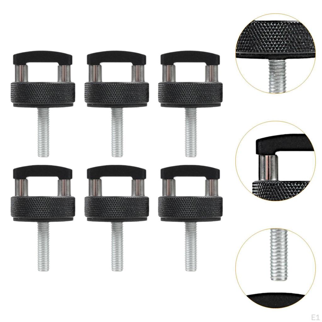 6 Pieces Quick Release Thumb Screws Direct Replaces Aluminum Alloy High Performance Practical Easy