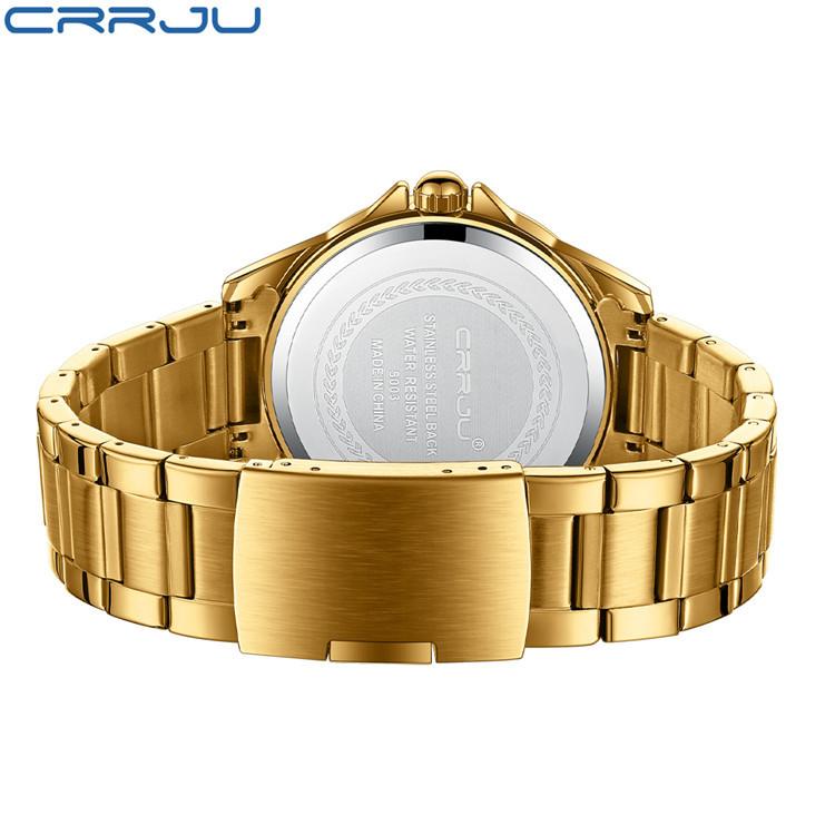 CRRJU-5003 New Steel Band Men's Watch Fashion Business Watch