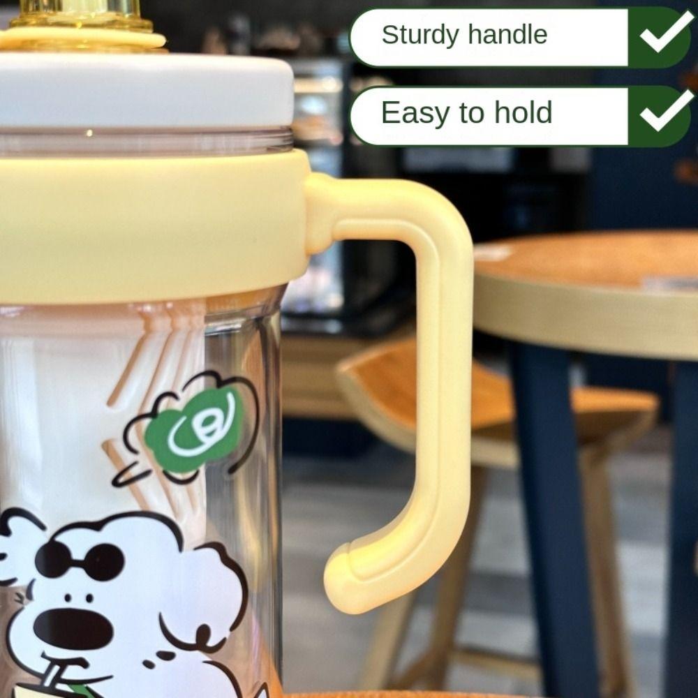 800ml Straw Cups Plastic Drinking Bottle New Sports Water Bottle