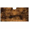 Washbasin Cabinet in Smoked Oak 60 x 30 x 60 cm Wood Based Material