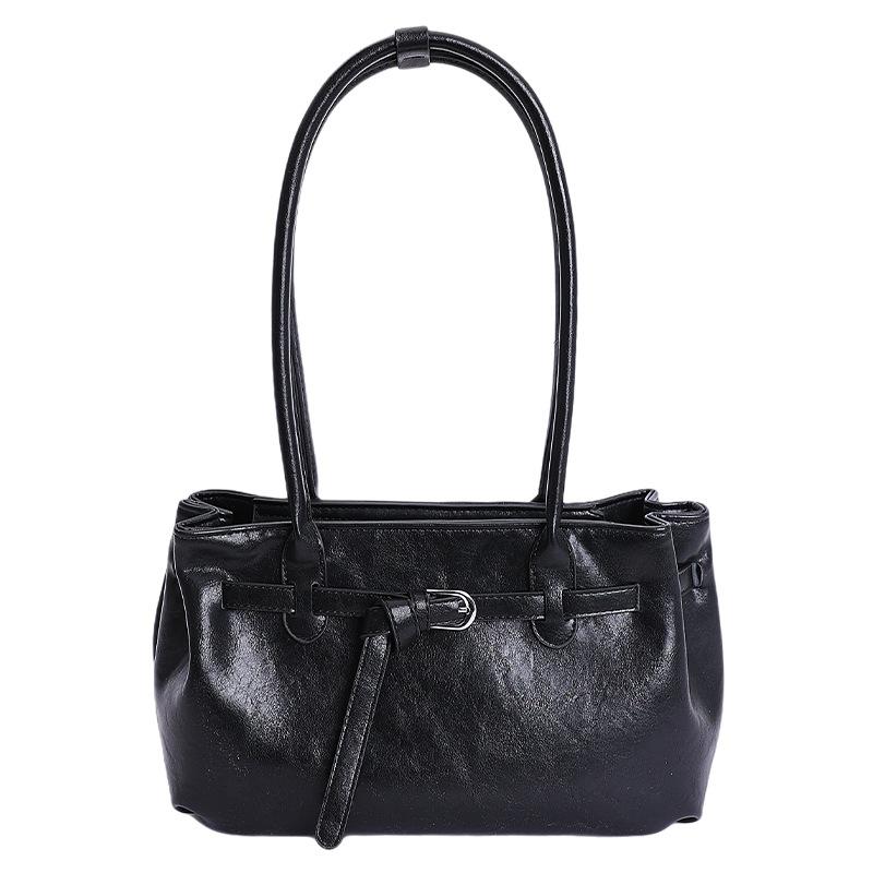 Retro plaid bag 2025 new high-end commuter women's shoulder underarm bag large-capacity work tote bag