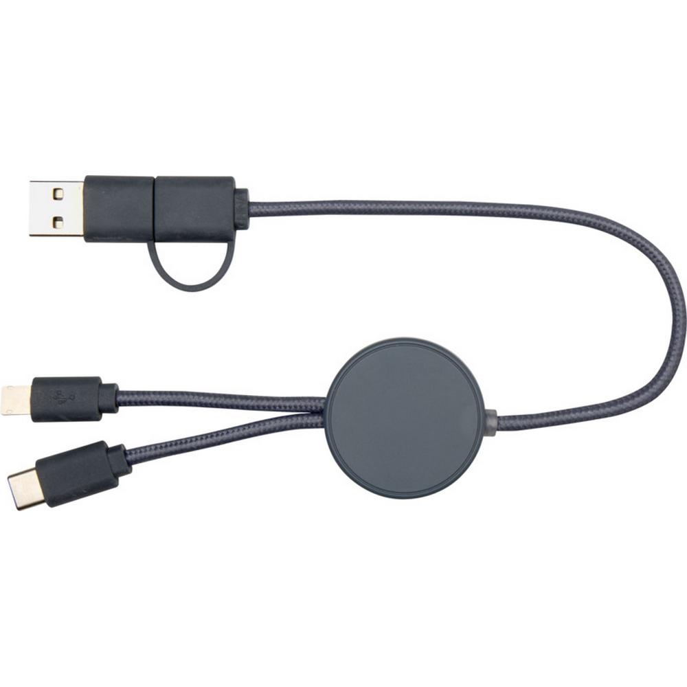 Cablu de încărcare 5 în 1 Citala din plastic reciclat