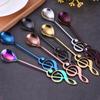 Stainless Steel Musical Notes Coffee Spoon Stirring Cup Spoon Music Stick Ice Cream Spoon Kitchen Tool Spoon Accessories