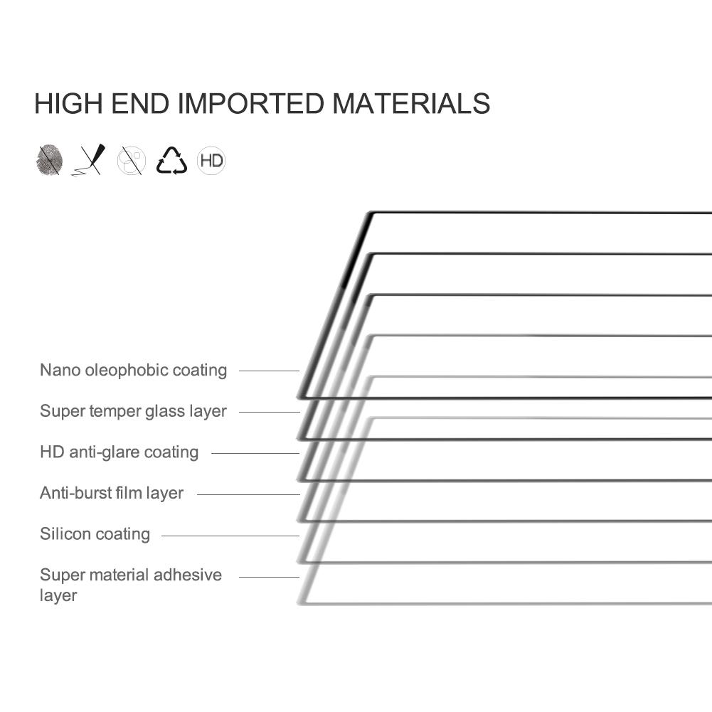 NILLKIN Gehärtetes Glas Für Samsung Galaxy S24 Ultra Schutzfolie Anti-Fingerabdruck 9H Oleophobe Beschichtung FM5002