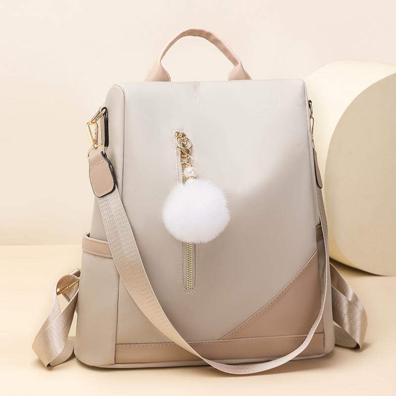 Backpack Women's Oxford Backpack Large Capacity Anti-theft Travel Schoolbag