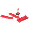 Plastic RC Car Roadblock Sand Ladder Recovery Board Simulation Fuel Tank for Axial SCX10Red Orange