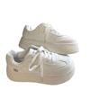 Milk fufu Japanese thick-soled little white shoes women's 2025 new versatile and lightweight Korean height-increasing student sports board shoes