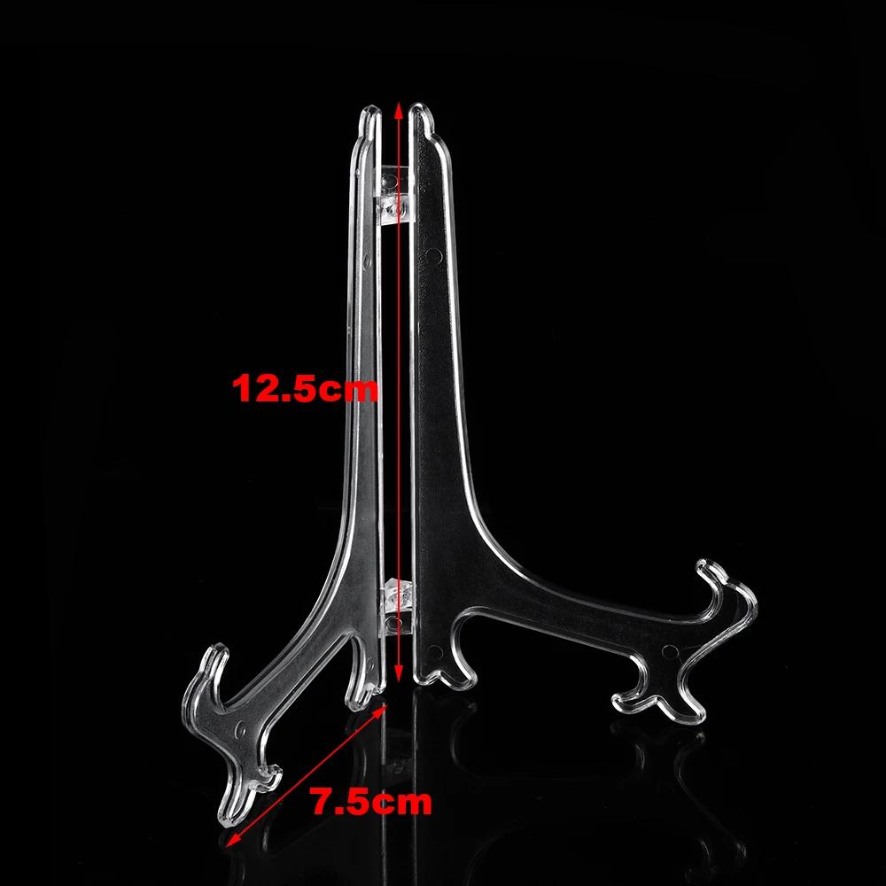 Black Iron Display Stand Craft Bracket Book Holder Photo Pedestal Bowl Dish Frame Picture Plate Rack Easel Storage Decoration
