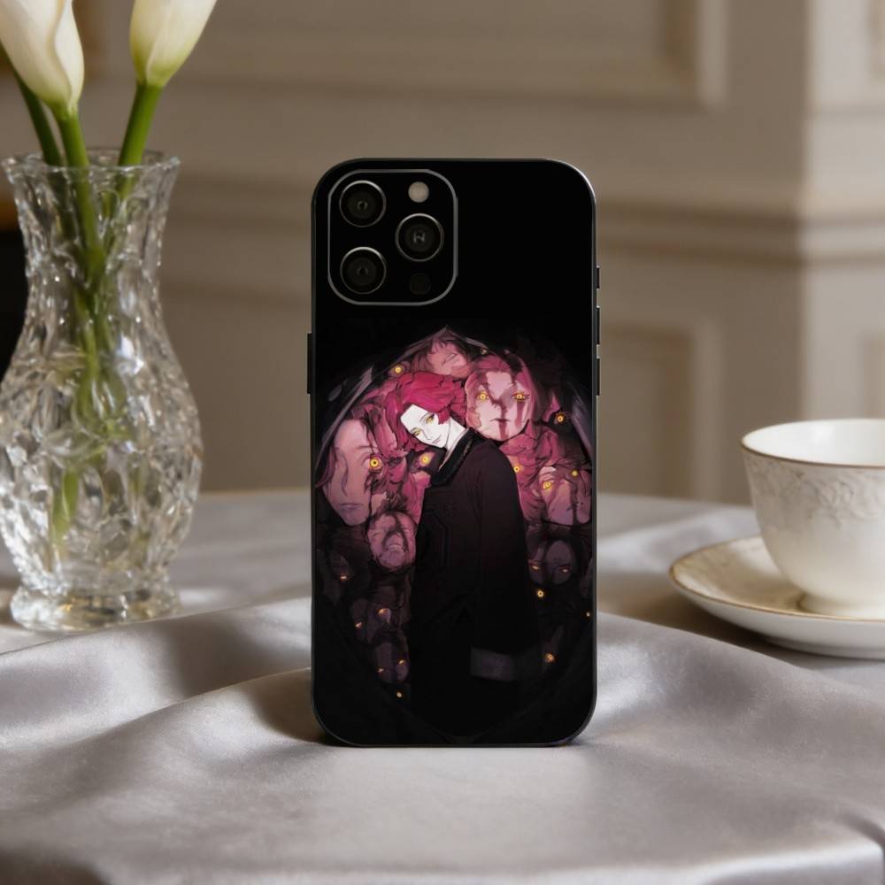 H-Hell P-Paradise Jigokuraku Custodia per Telefono Per iPhone 17pro, 16,15,14,13,12,11 X XR Plus, Altri Cover Morbida Nera