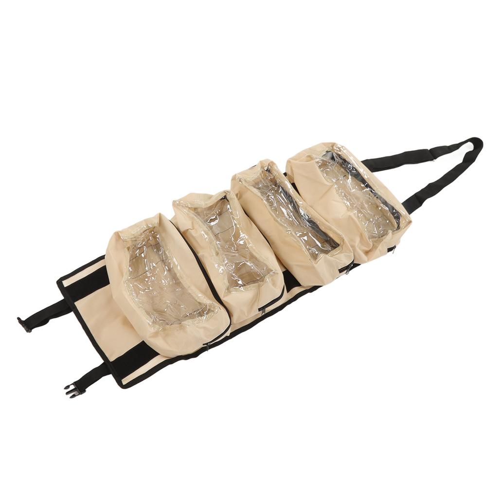 Roll Up Tool Bag 600D Oxford Cloth Detachable Storage Shoulder Bag for Hardware Electrician Tool