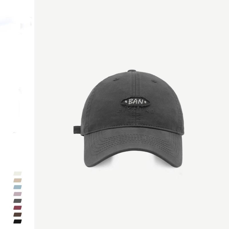 Simple Embroidered Baseball Cap Spring and Summer Casual Soft Top Cap Student Couple Versatile Sports Visor