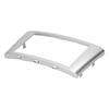 2 Din Radio Stereo Fascia Dash Audio DVD Silver Frame Surrounding Fit for Avensis 2002‑2008