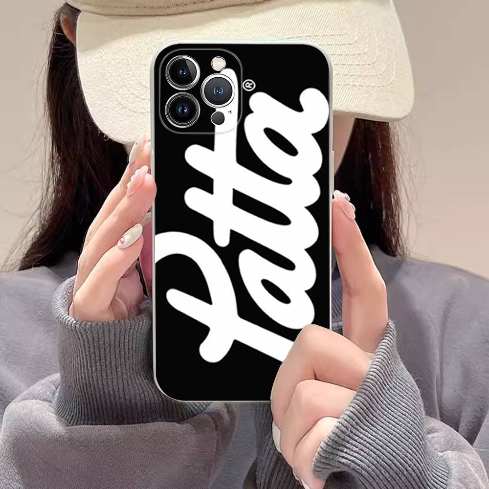 Fashion P-Patta Phone Case For IPhone 17 16 15 14 13 12 11 Pro Max Plus Soft Cover Personalized DIY