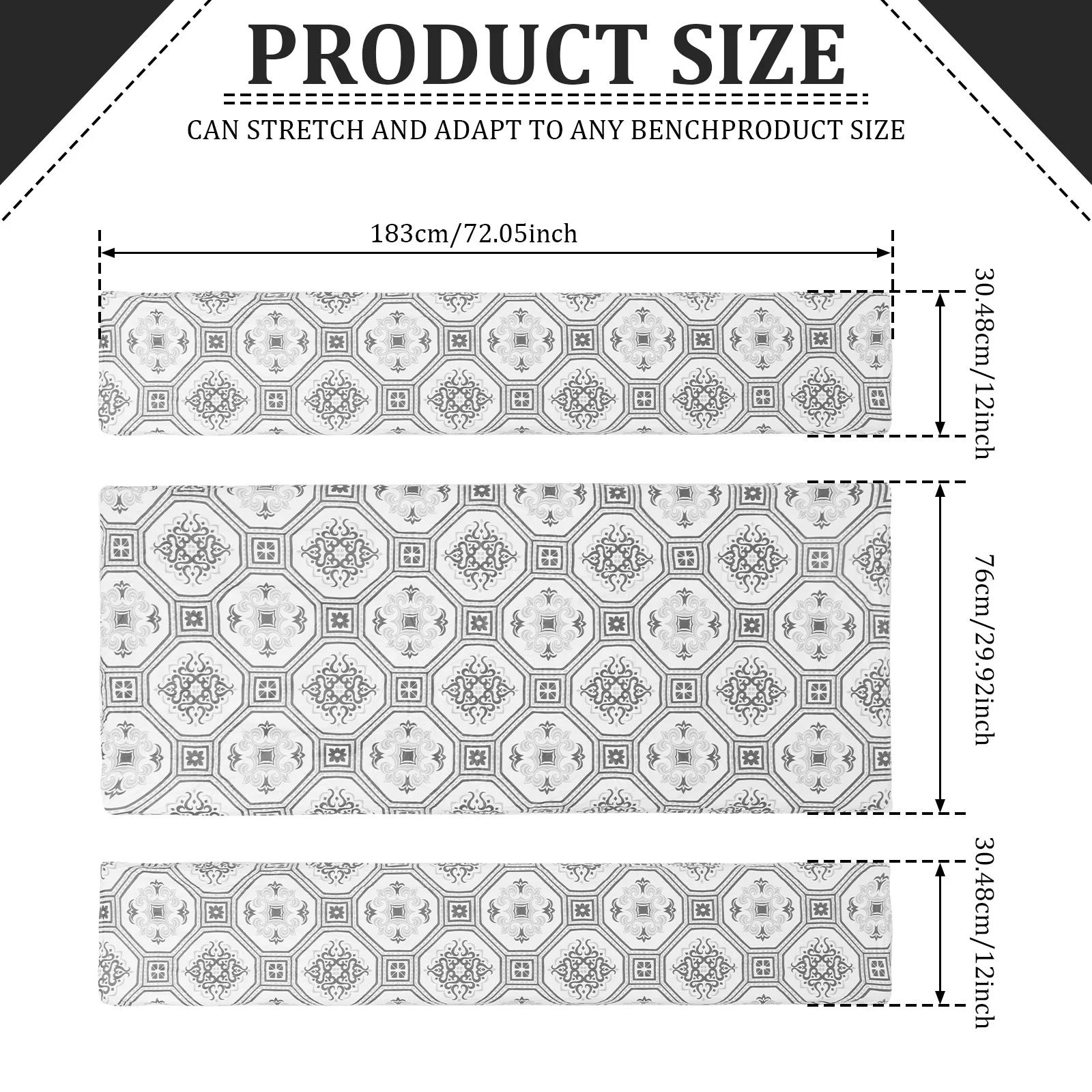 

Tablecloth Bench Cover PVC Waterproof Camping Tablecloth Kit With Elastic Edge Picnic Table Cover Decoration for Outdoor Garden 1 Set