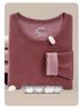 2025 Women's German Velvet Wool Silk Warm Underwear Set - Thick Base Layer for Autumn