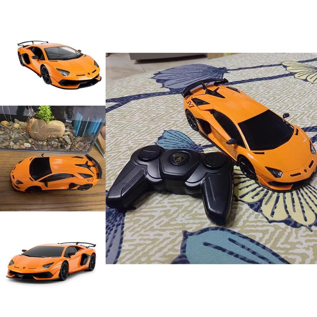 Rechargeable Lamborghini Toy Car Remote Control Kids' Gift Boys' Race Car Orange