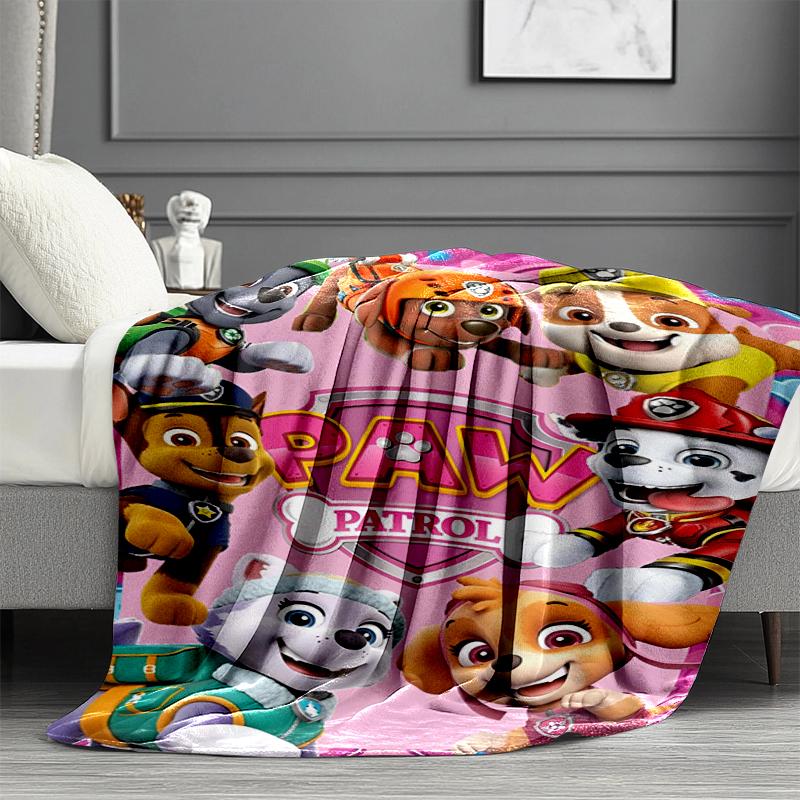 PAW Patrol Print Blanket - Soft & Comfortable, for Bedroom, Travel, Sofa, Home Decoration - Birthday Christmas Gift for Friend