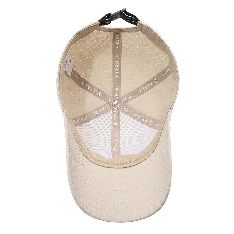 New Embroidery Ball Baseball Cap Sports Sunscreen Men's and Women's Sun Hats Breathable Versatile Casual Duck Tongue