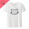 Mid Century Abstract Rabbit Graphic T-shirts Funny Print Tee Hipster T-shirt Camiseta Hombre Camisetas Comfortable Y2k Tops