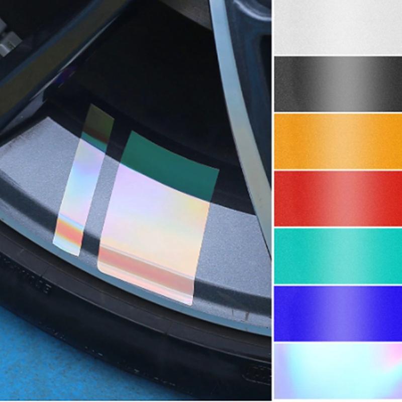 Creative Reflective Wheel Sticker with Strong Material Construction Night Visible for Car & Motorcycles Hub Decoration