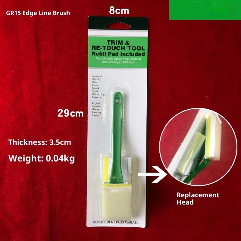 1Pcs Nylon Bristles Edges Painting Corner And Edges Triangular Edge Line Green Brush Edger Cutting In Home Interior Wall