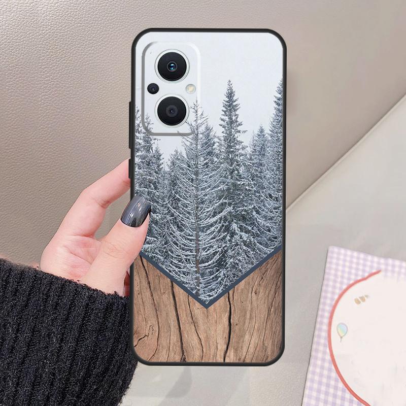 Forest Geometry Wood Nature Funda For OPPO Reno 12 14 13 11 10 Pro 11F 12F 13F 14F 7 8 Lite OPPO Find X6 X5 X8 X9 Pro Case