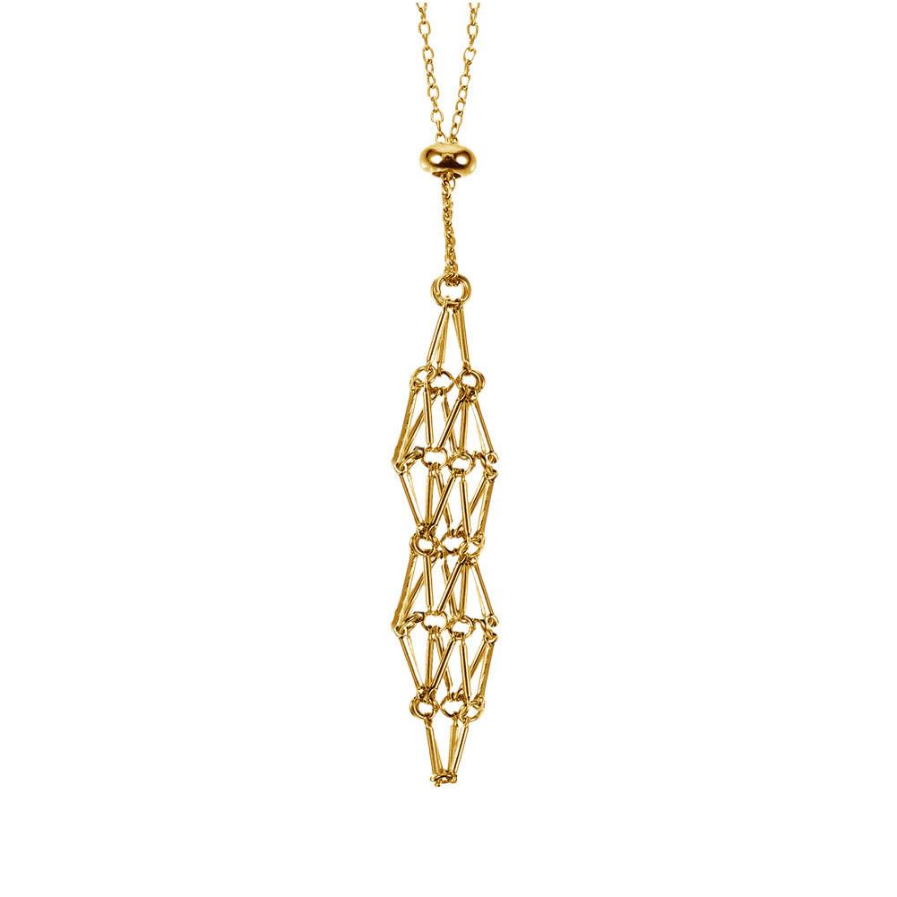 Net Metal Necklace Crystal Holder Cage Necklace Crystal Style Men Holder For Punk For Stones Pa K1T2