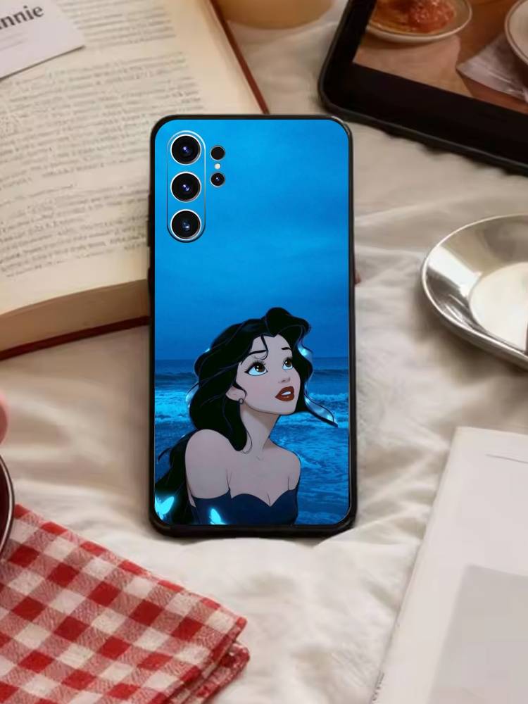 Fairy-Rapunzel Princess Phone Case For Samsung S26,S25,S24,S23,S22,S21,S20,S30,Ultra,Plus,Fe,Note,5G Black Cover