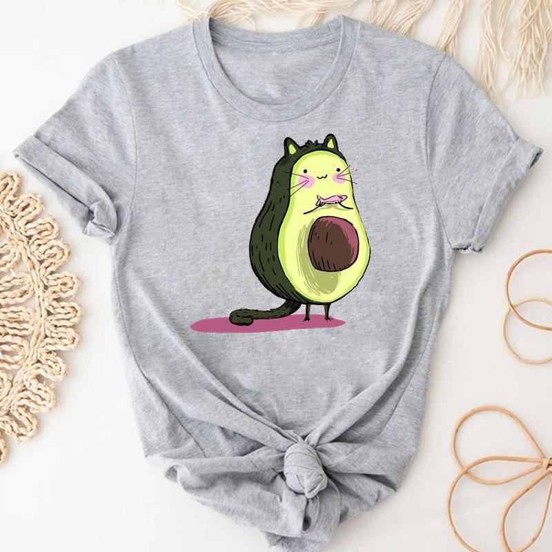 Watercolor Style Tee Top Fashion T Shirt 90s Sweet Trend Clothing Casual Short Sleeve Women Print Lady Female Graphic T-shirt