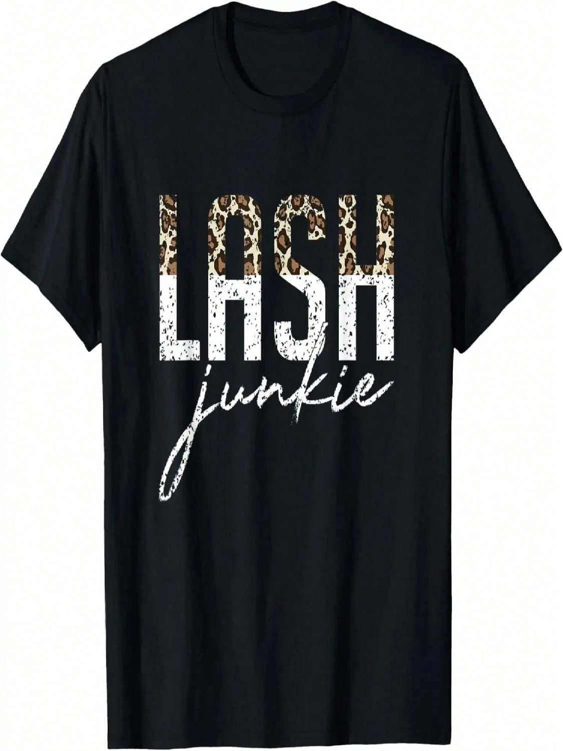 Vintage Lash Leopard Lash Tech Lash Artist Eyelashes T-Shirt S разноцветный