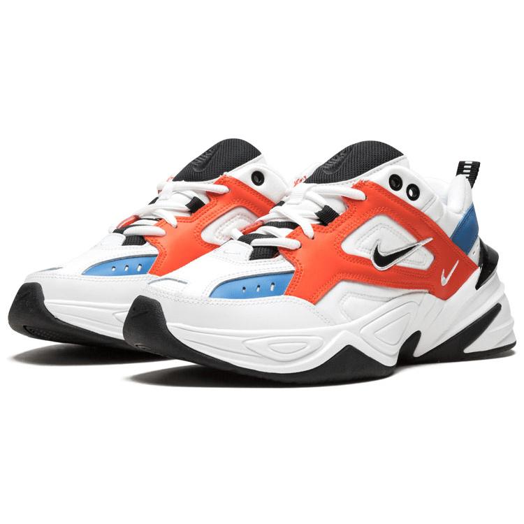 New Nike M2K Tekno White Black Orange Women's AO3108-101