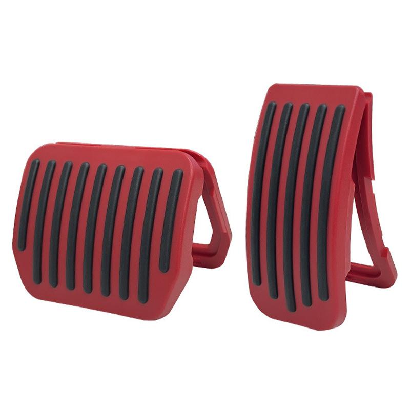 

2 шт. Накладки на педалі для автомобіля Tesla Model 3/Y (2017-2022 роки) Накладка на гальмівний упор Red