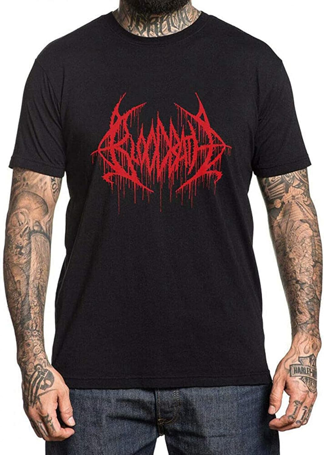 Men s Bloodbath Shirt Swedish Death Metal Band Mens T Shirt Cotton M чёрный