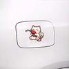 Cute Cartoon Cat Oil Cap Sticker for Decorating Car Oil Cap Box