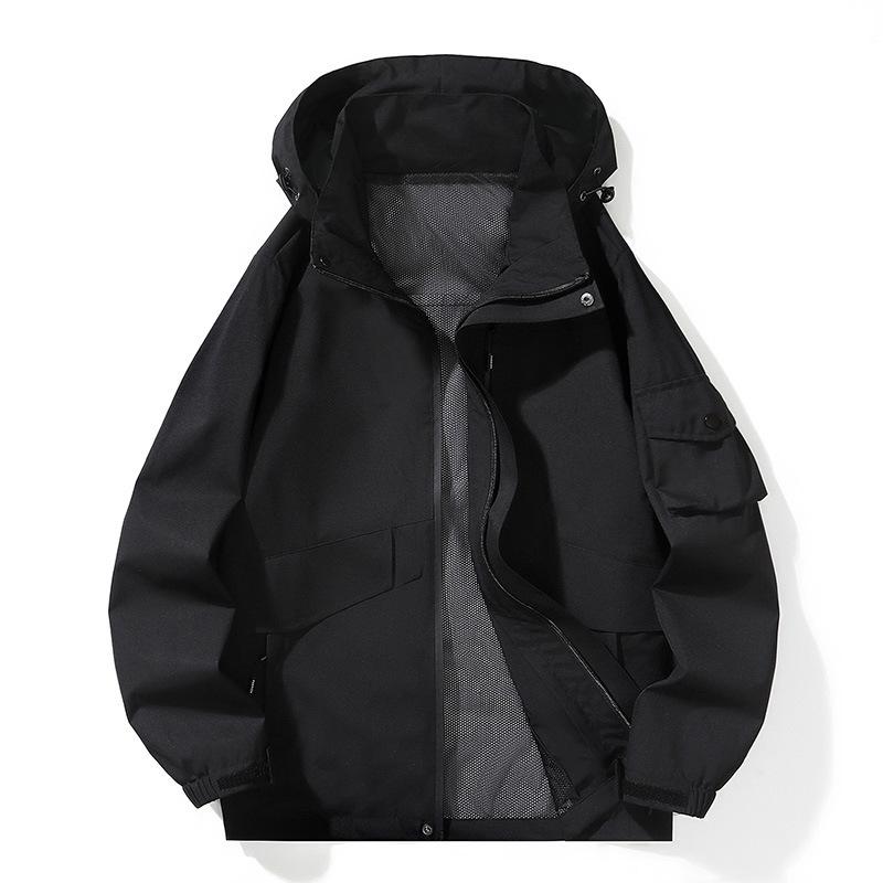 Men's 3-in-1 Waterproof Windproof Jacket for Outdoor Activities - Spring to Winter 2024